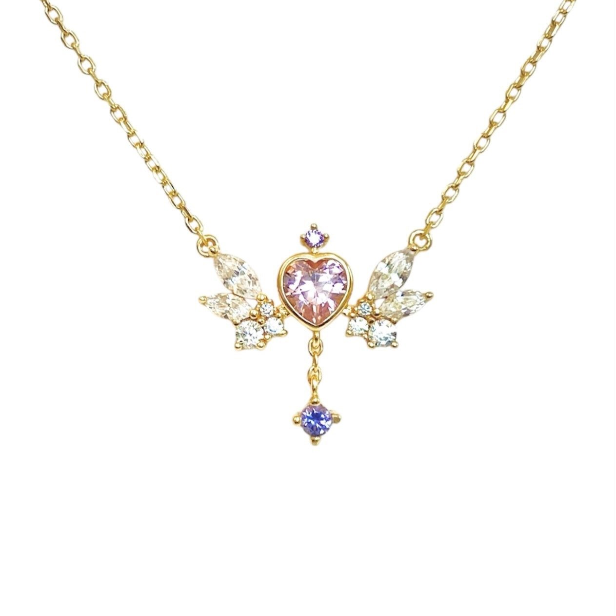 Guardian Angel Dainty Pendant Necklace