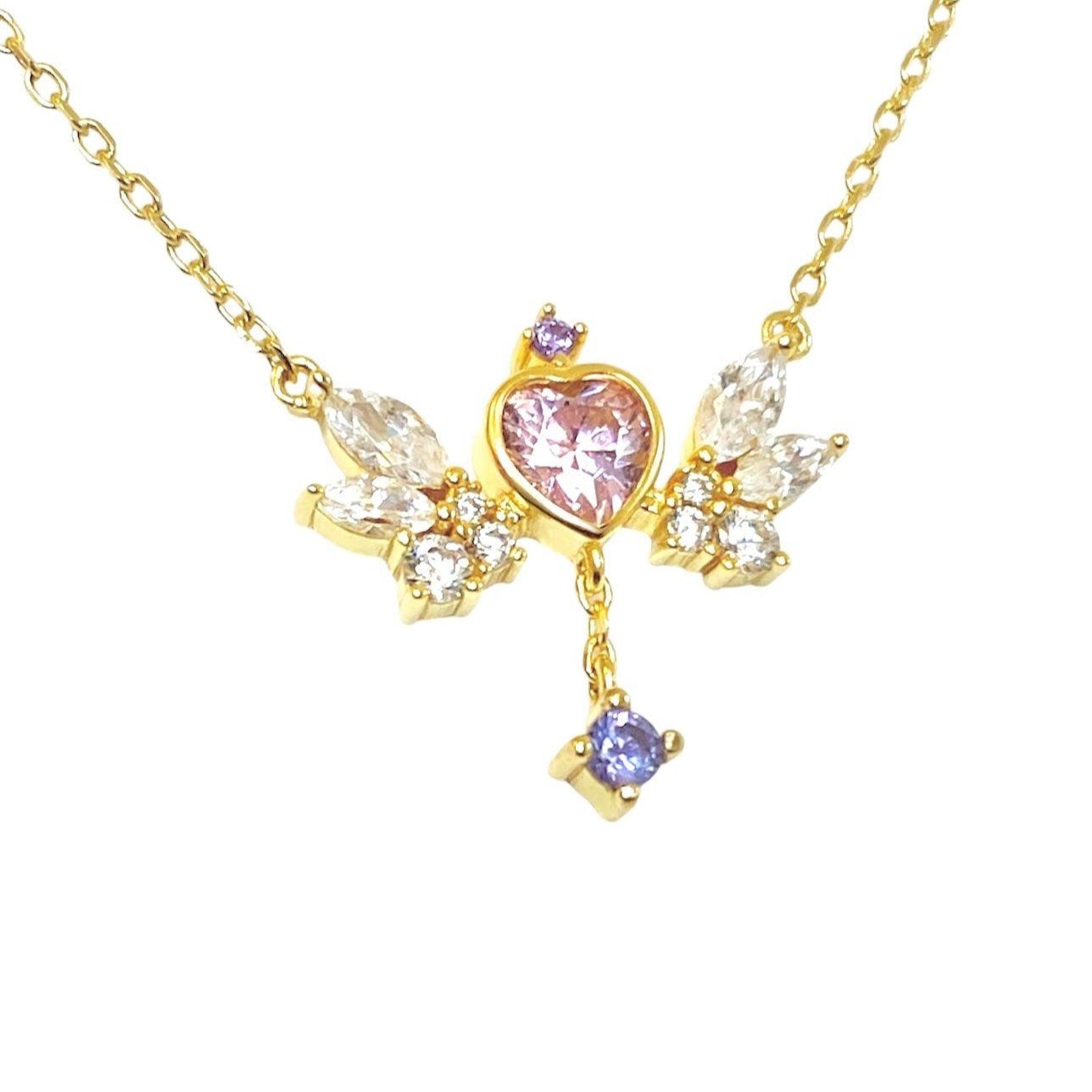 Guardian Angel Dainty Pendant Necklace
