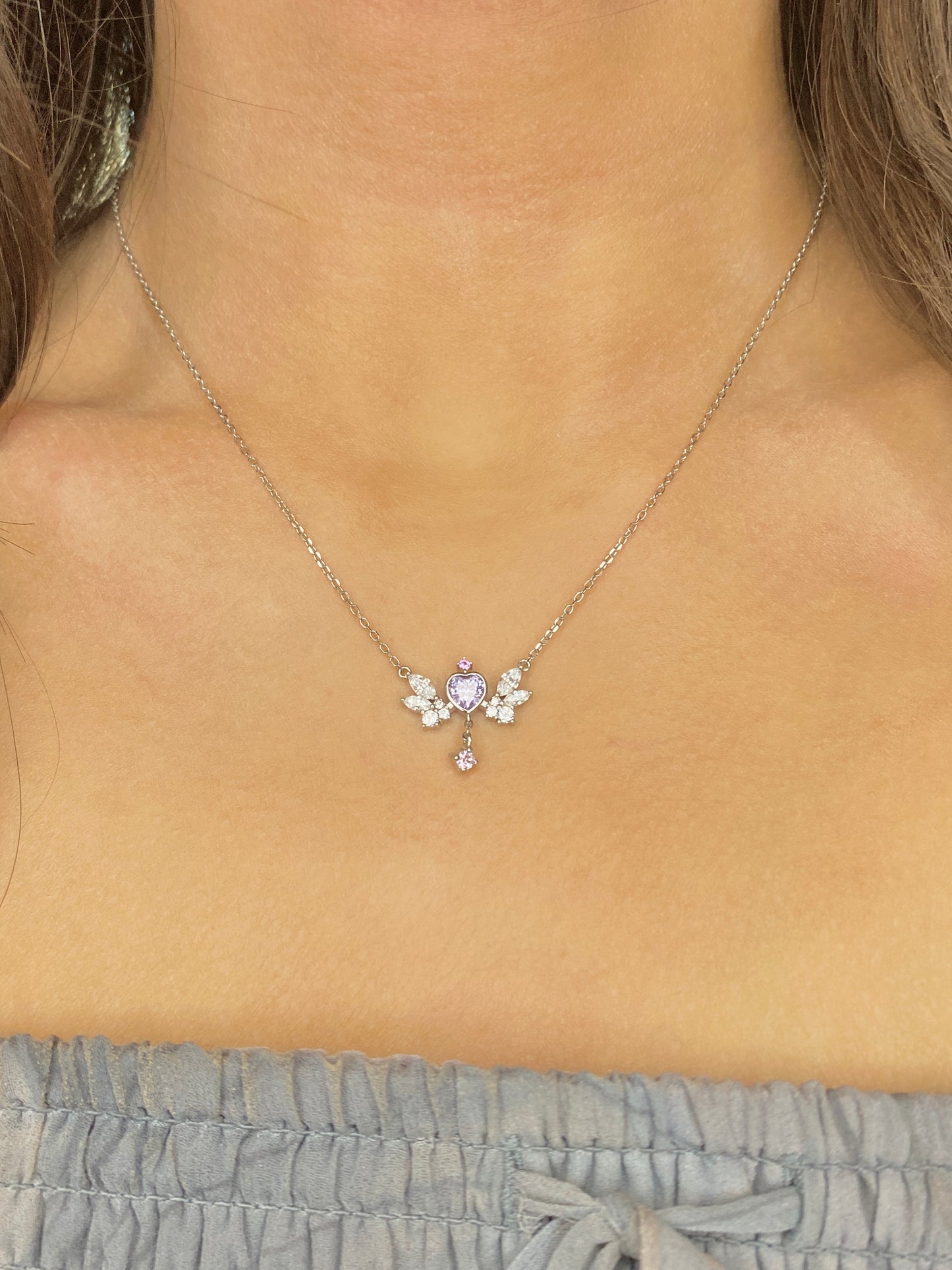 Guardian Angel Dainty Pendant Necklace
