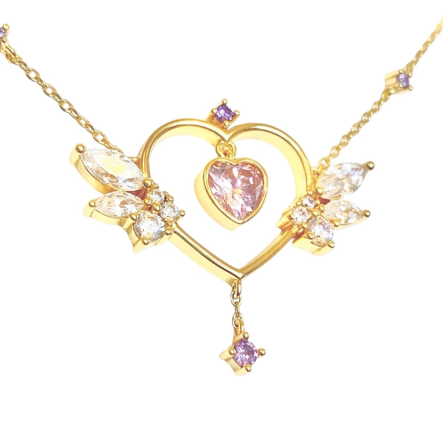 Guardian Angel Statement Necklace (Adjustable)