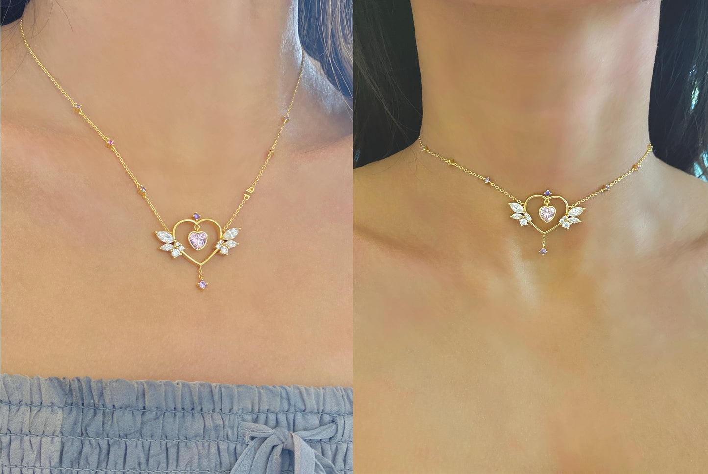 Guardian Angel Statement Necklace (Adjustable)