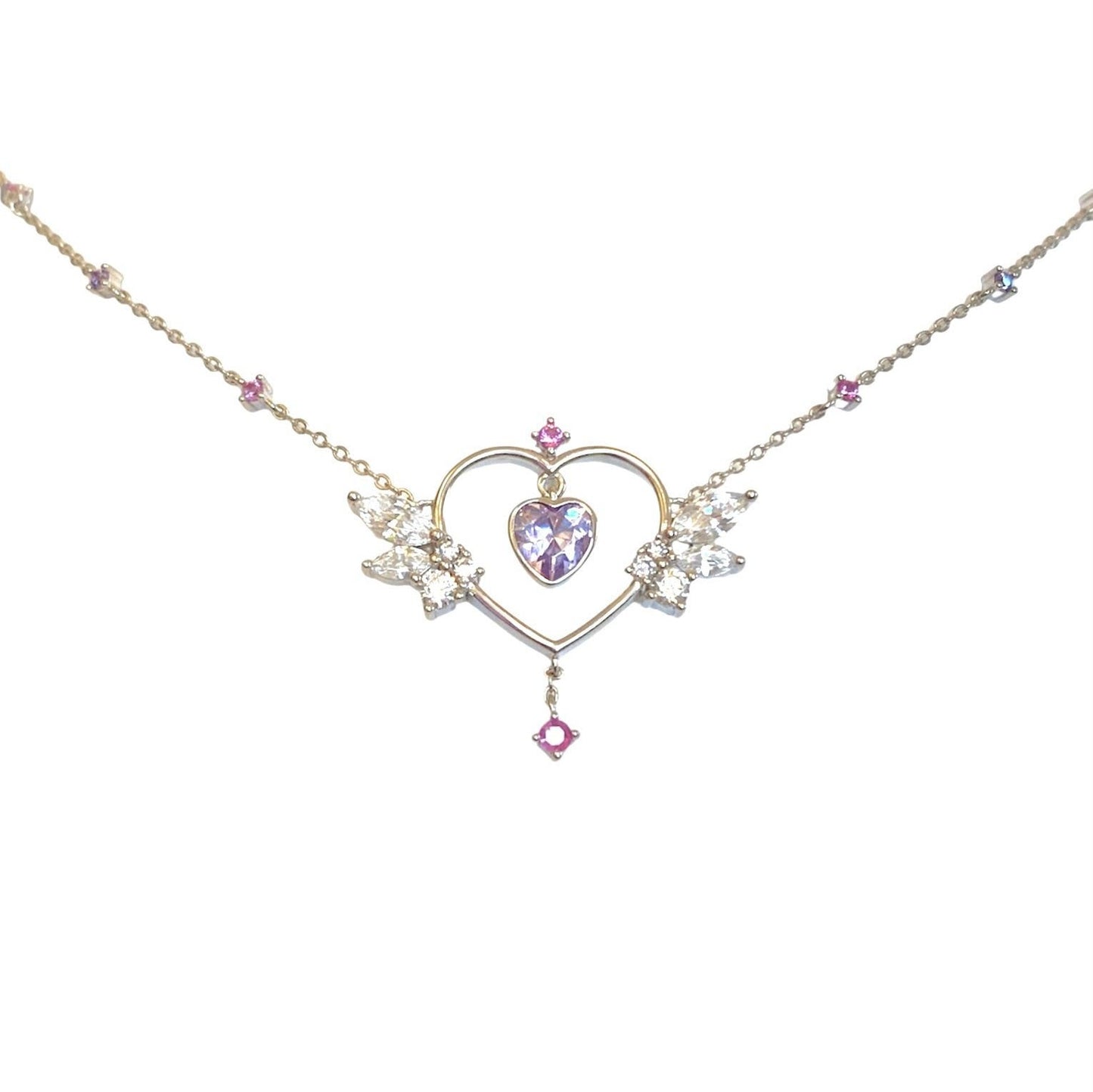 Guardian Angel Statement Necklace (Adjustable)