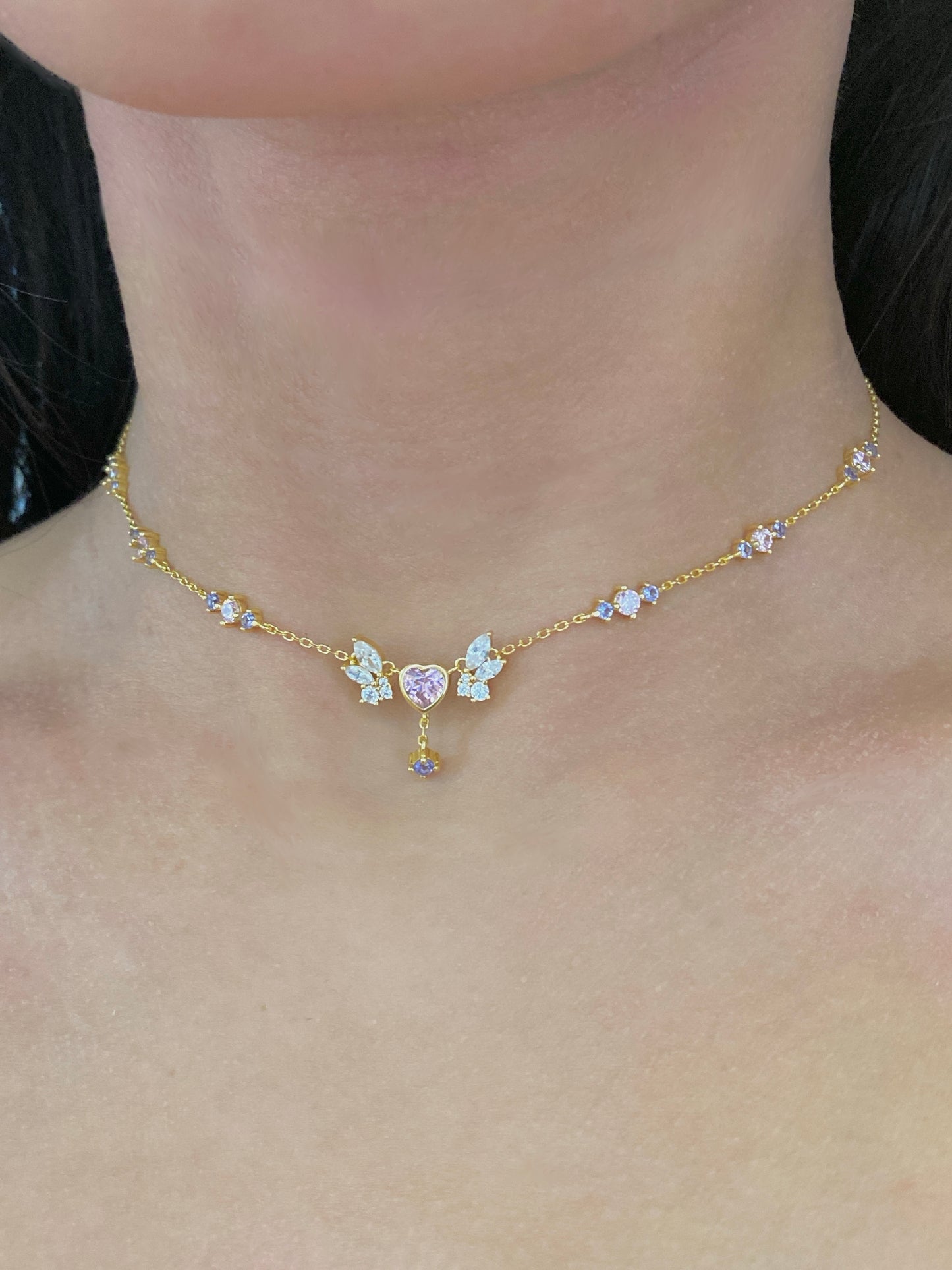 Guardian Angel Dainty Choker