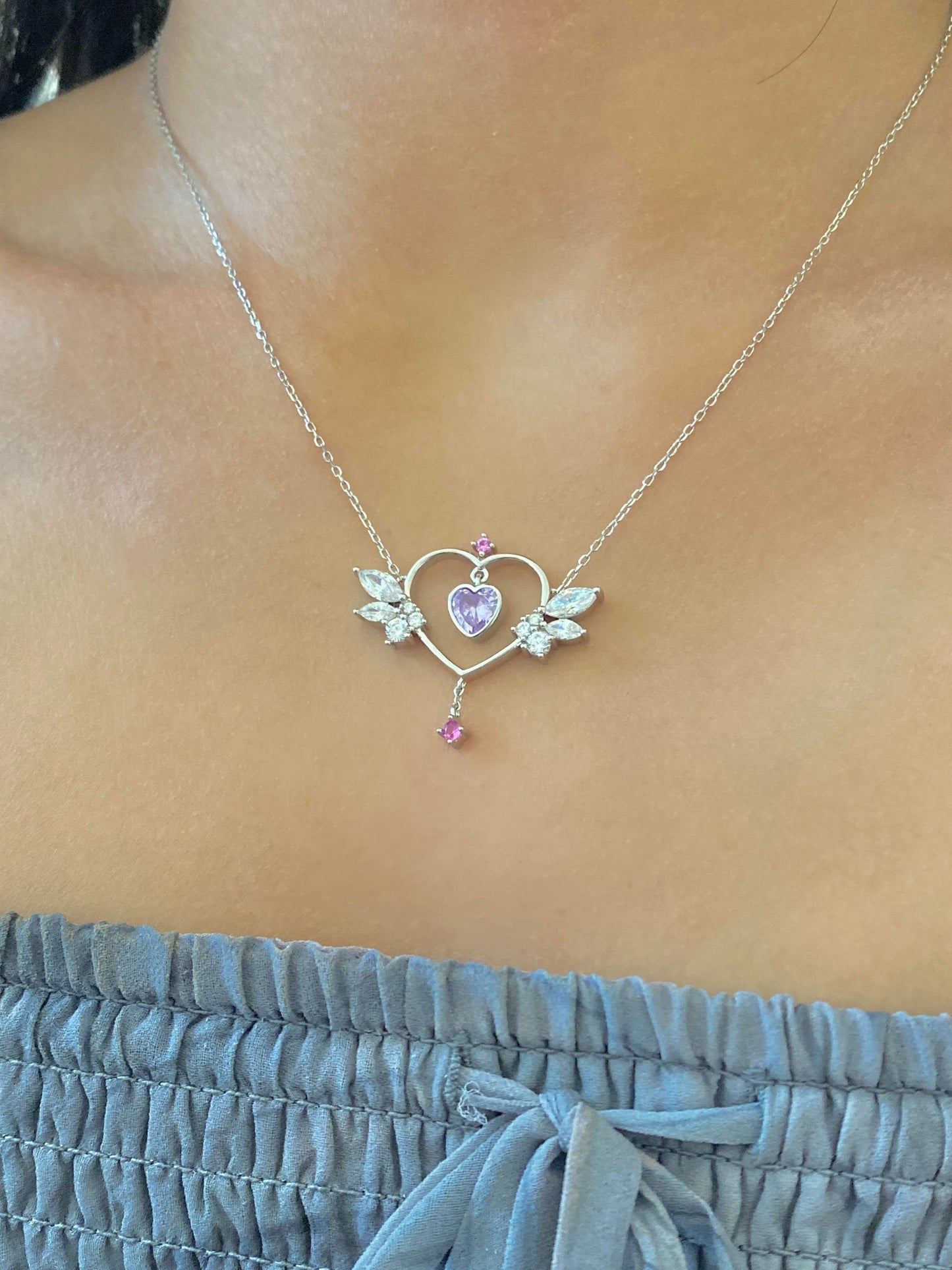 Guardian Angel Statement Necklace