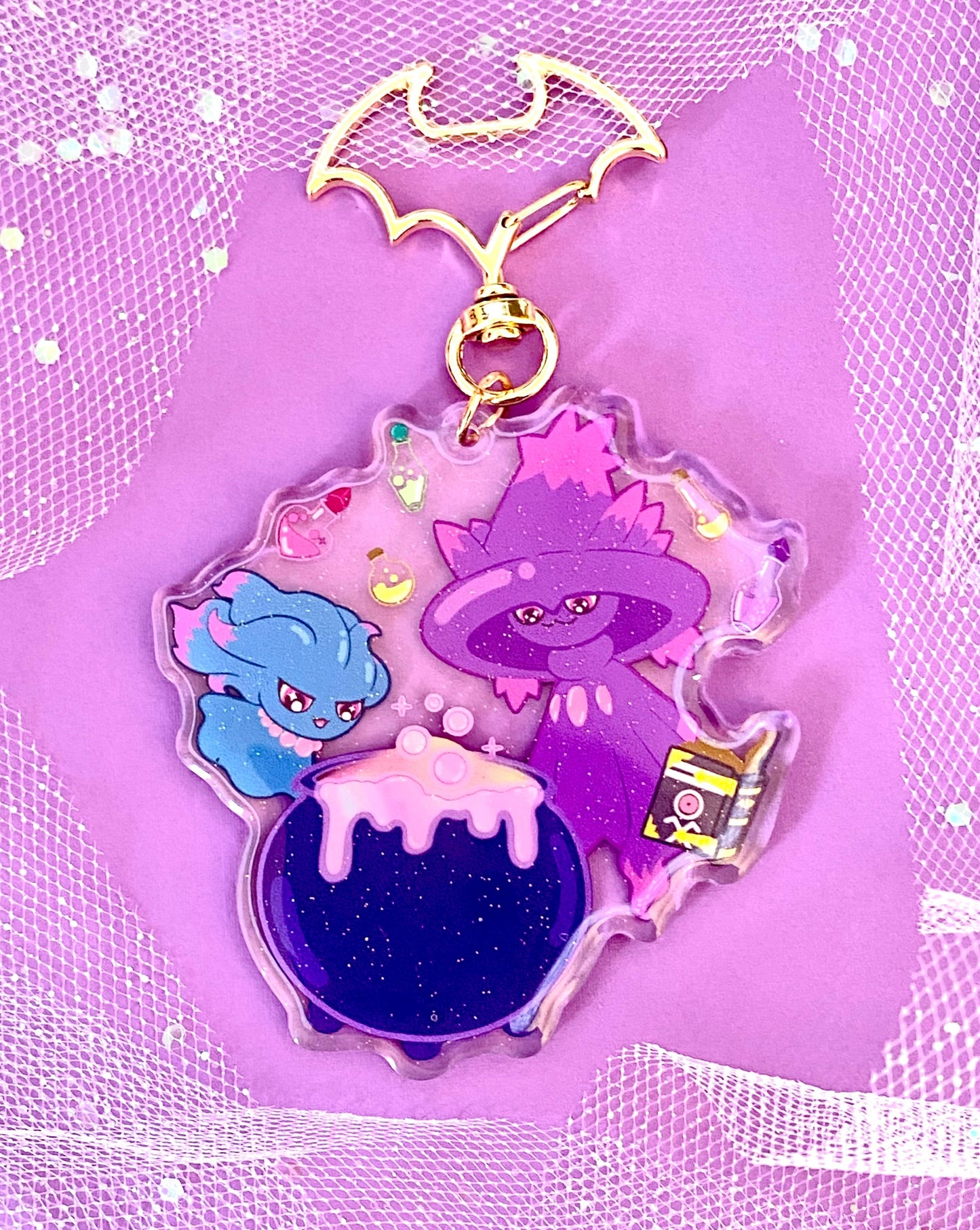 Keychain | Misdreavus x Mismagius Mischief Night