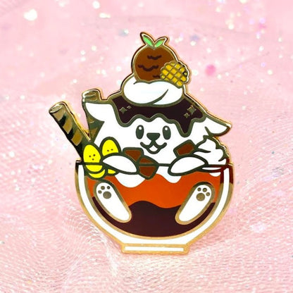 Enamel Pin | Pupbingsu - Chocolate