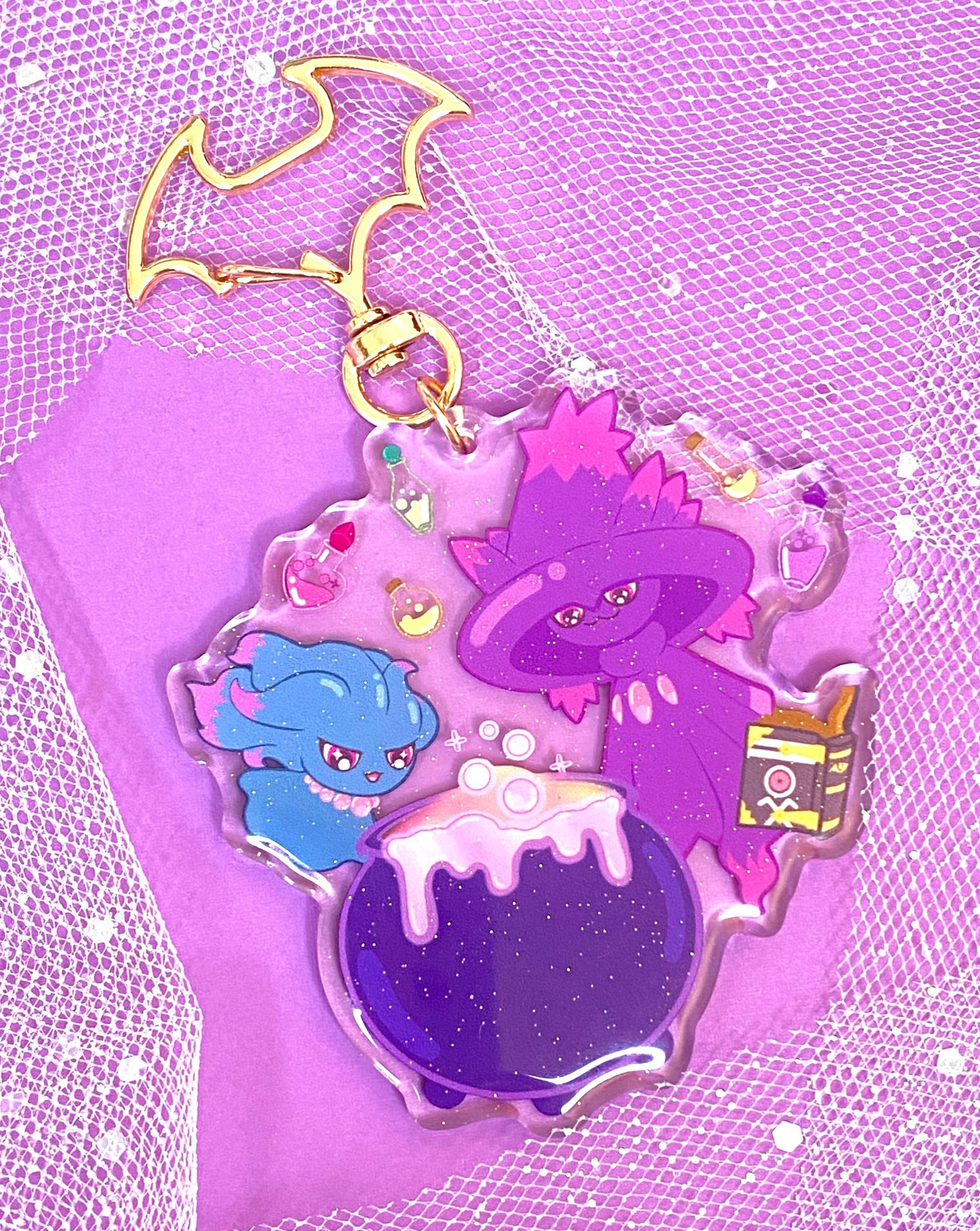 Keychain | Misdreavus x Mismagius Mischief Night