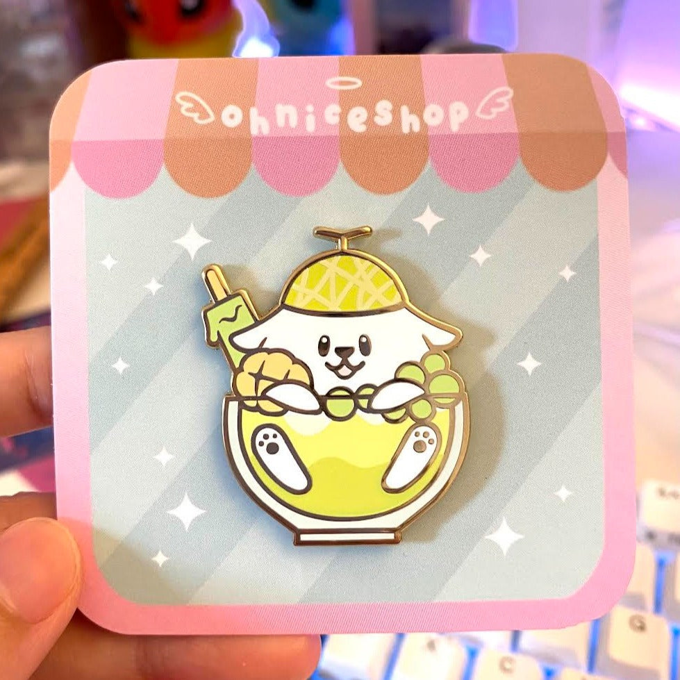 Enamel Pin | Pupbingsu - Melon