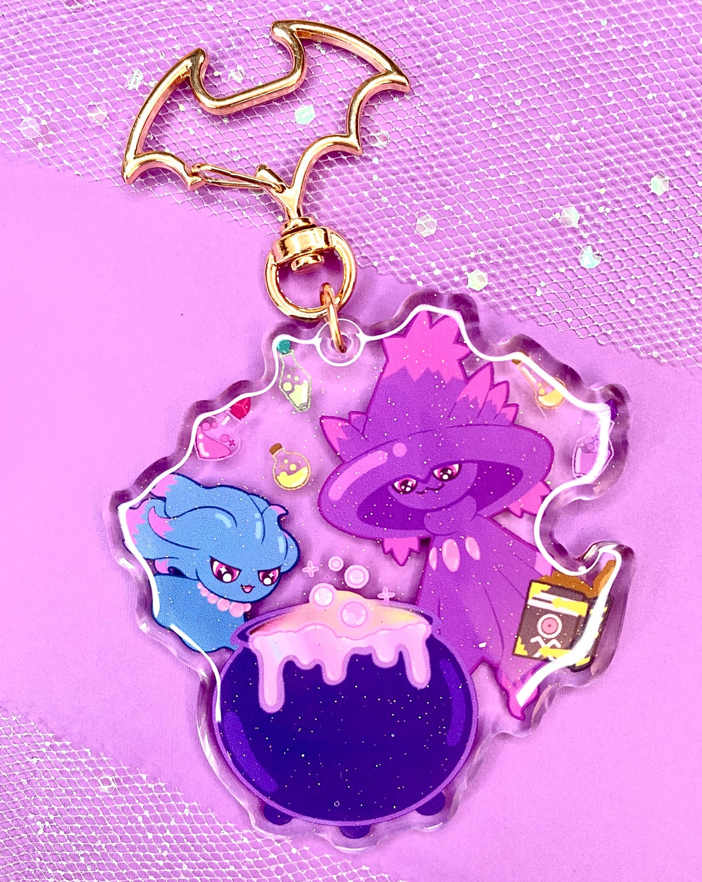 Keychain | Misdreavus x Mismagius Mischief Night