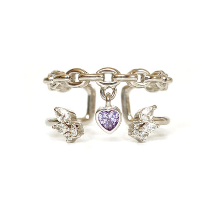 (PREORDER) Guardian Angel Double Stack Ring (Chain Edition)