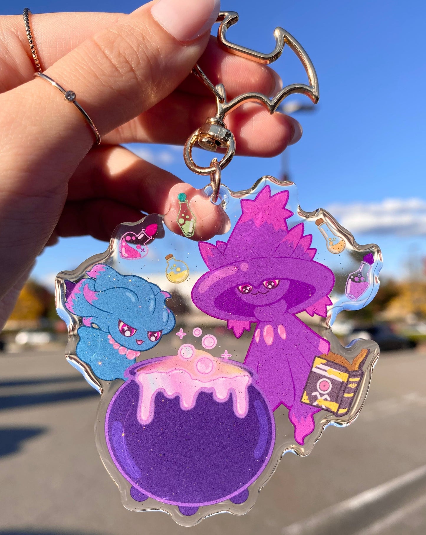 Keychain | Misdreavus x Mismagius Mischief Night