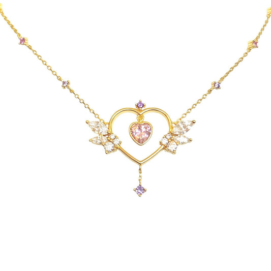 (PREORDER) Guardian Angel Statement Necklace (Adjustable)